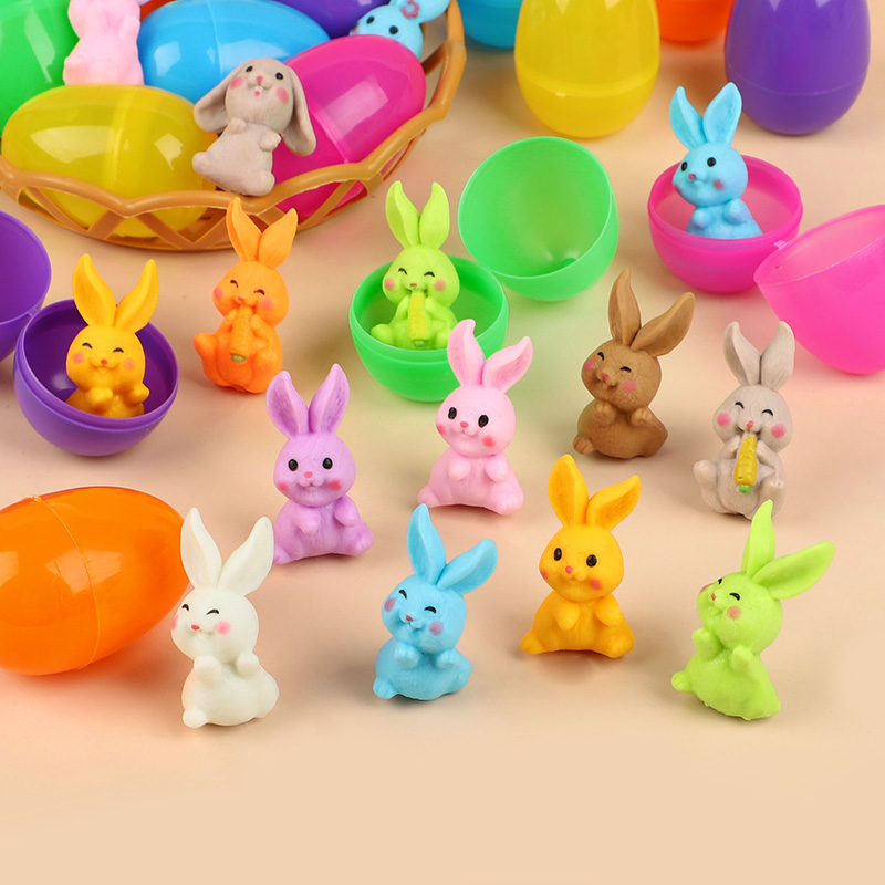 24Pcs Easter Egg With Rabbit F - Party Games Egg recension och pris