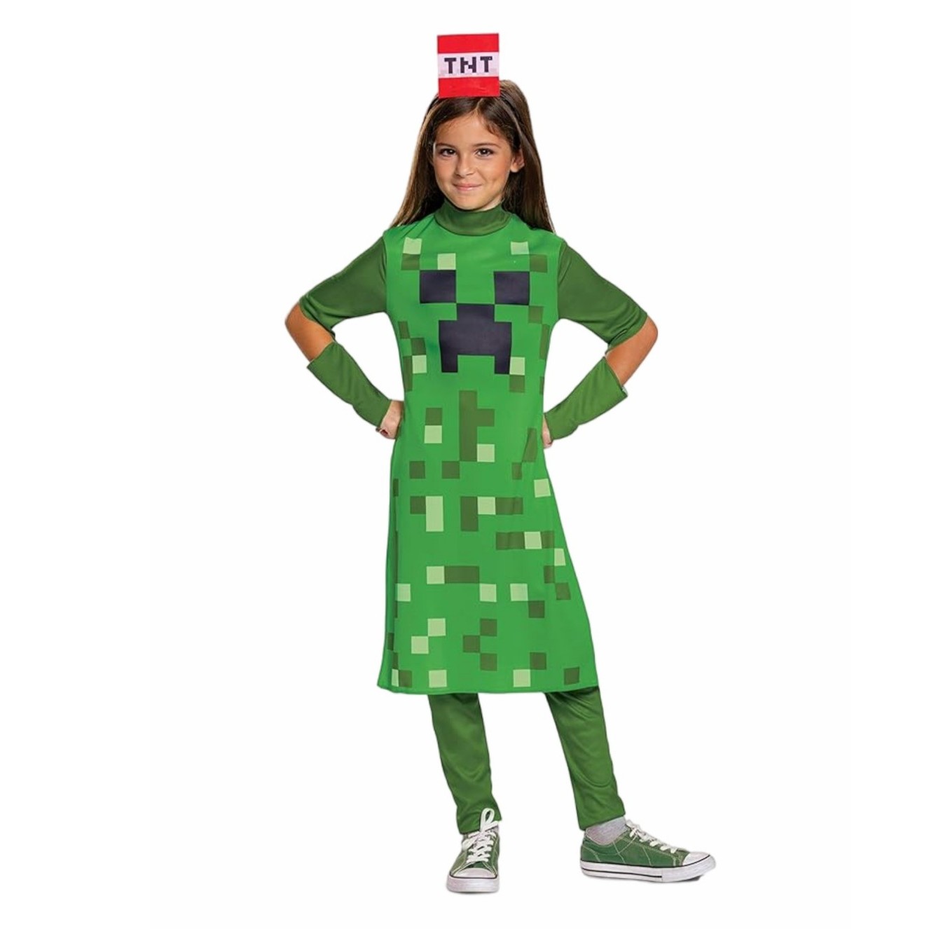 Creeper Girl Classic Child Cos - Party Games Minecraft recension och pris