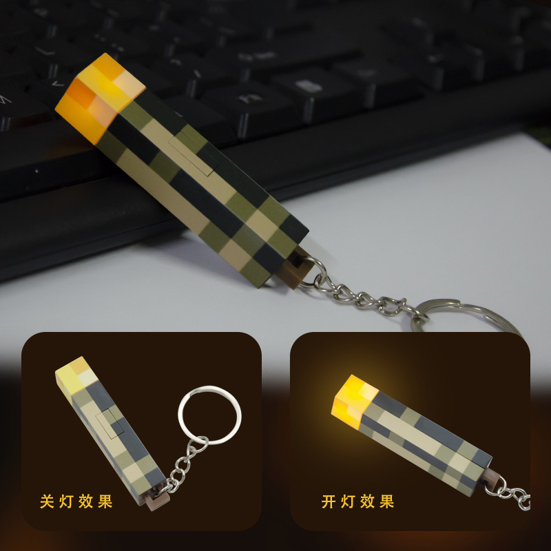 Mini Flashlight Torch Keychain - Party Games Minecraft recension och pris