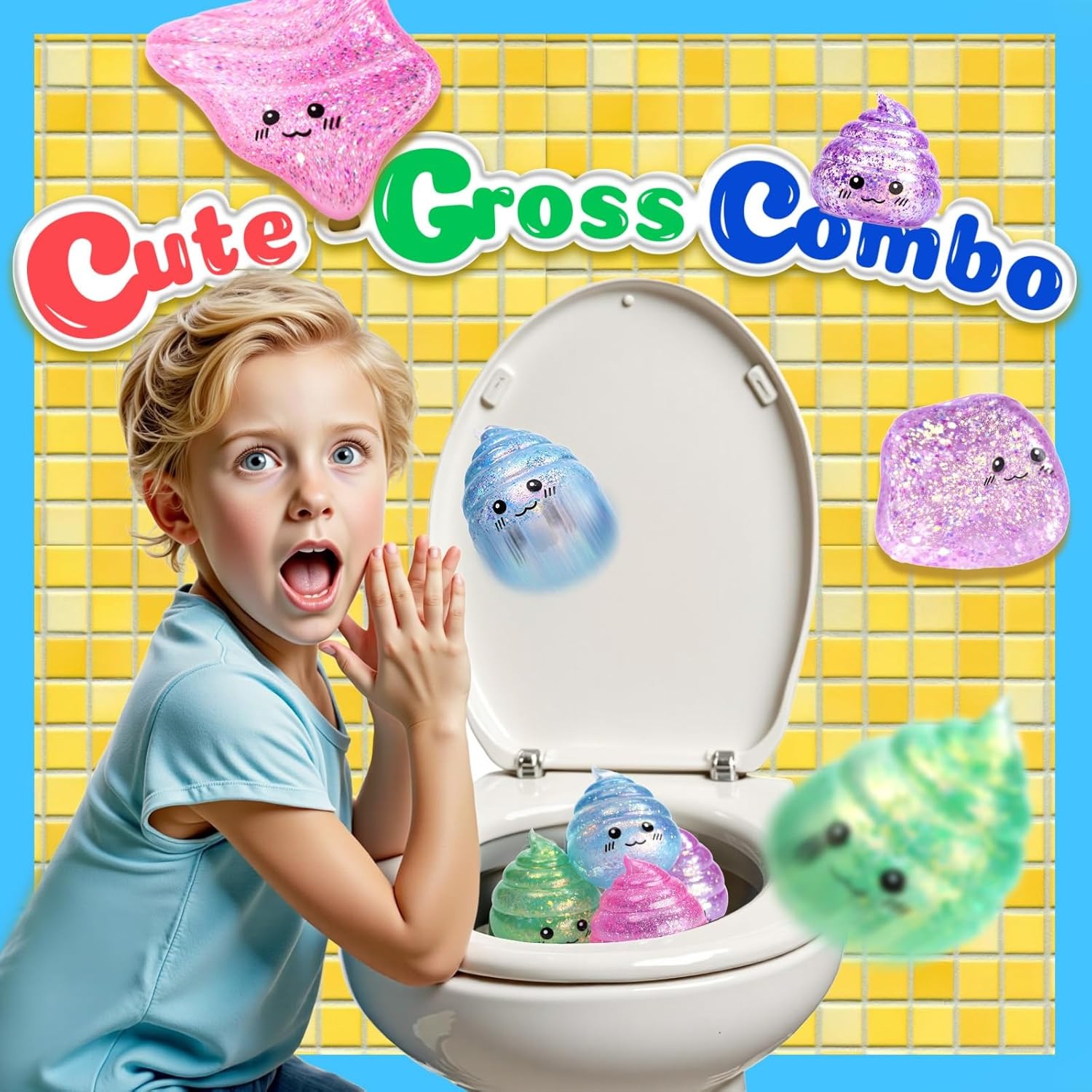 Novelty Squishy Poo Stress Bal - Party Games Adults Funny recension och pris