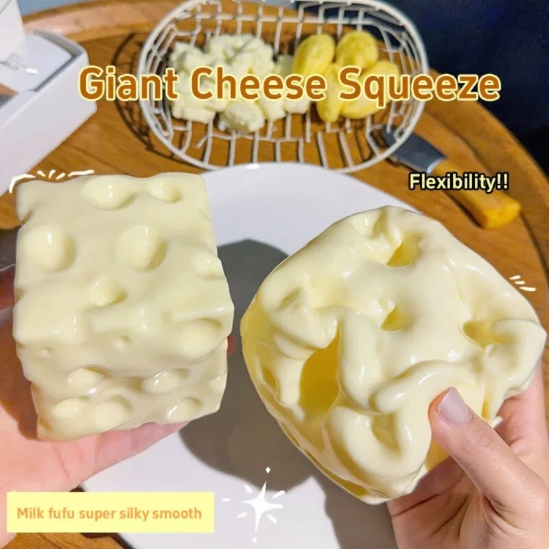 Taba Squishy Cheese Cube Stres - Party Games Game recension och pris