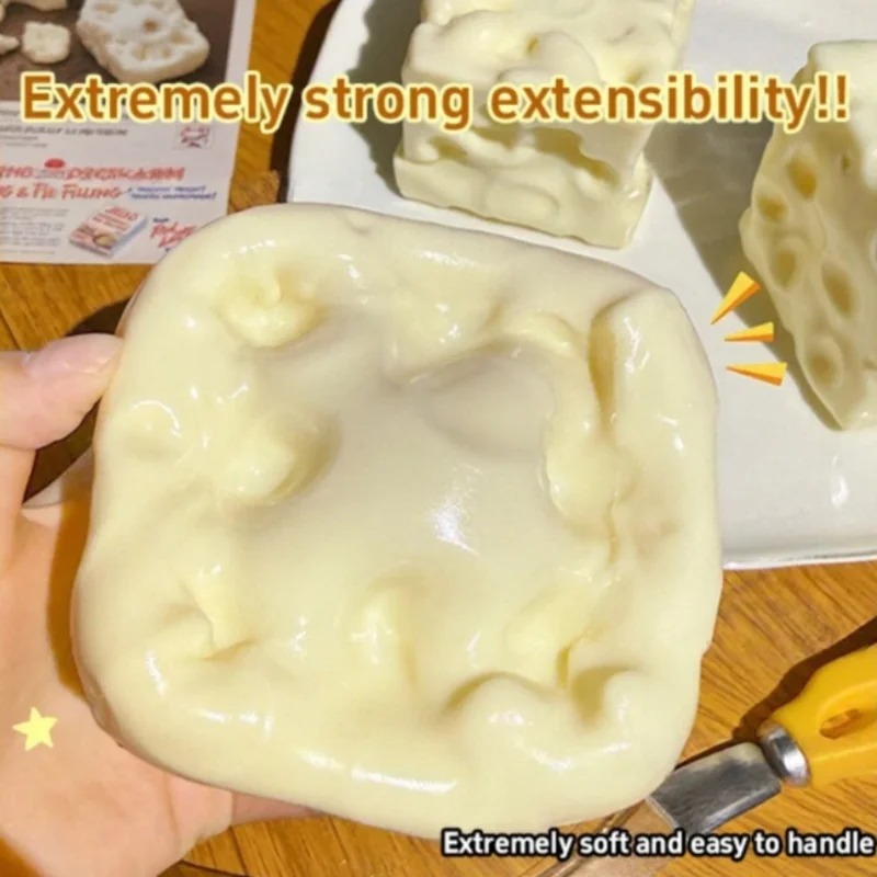 Taba Squishy Cheese Cube Stres - Party Games Game recension och pris