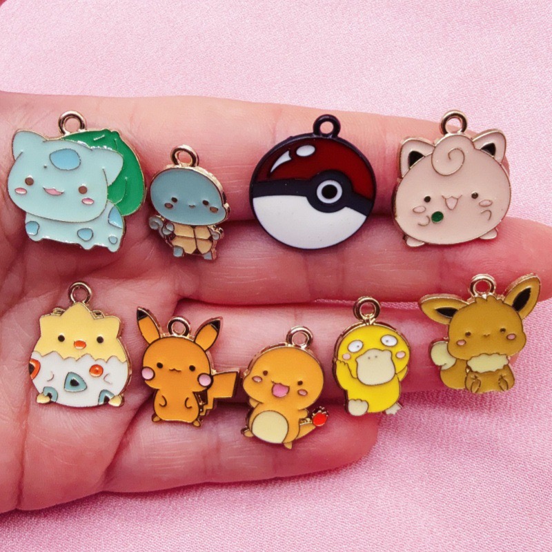 10pcs Cartoon Drip Oil Jewelry - Party Games Spy recension och pris