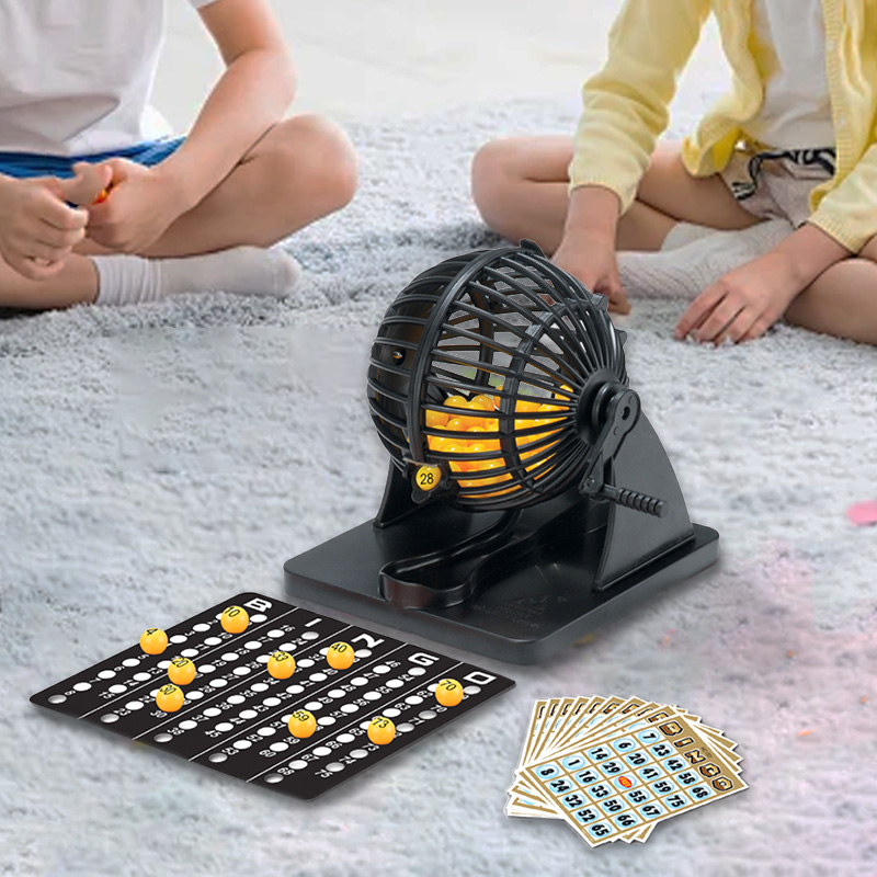 Bingo Lottery Machine Cage Swe - Party Games Console recension och pris