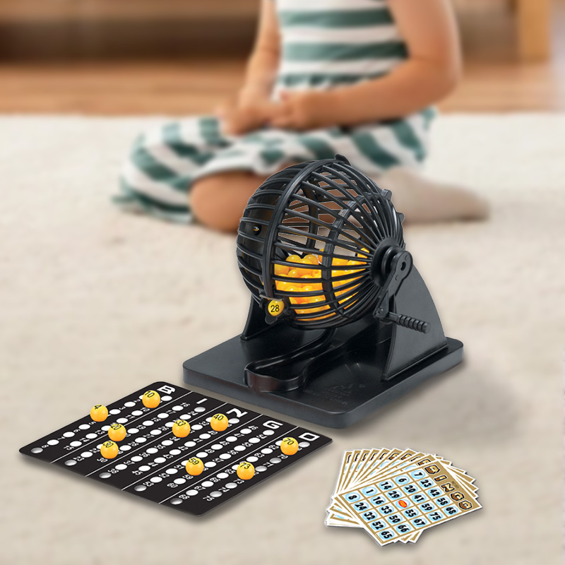 Bingo Lottery Machine Cage Swe - Party Games Console recension och pris