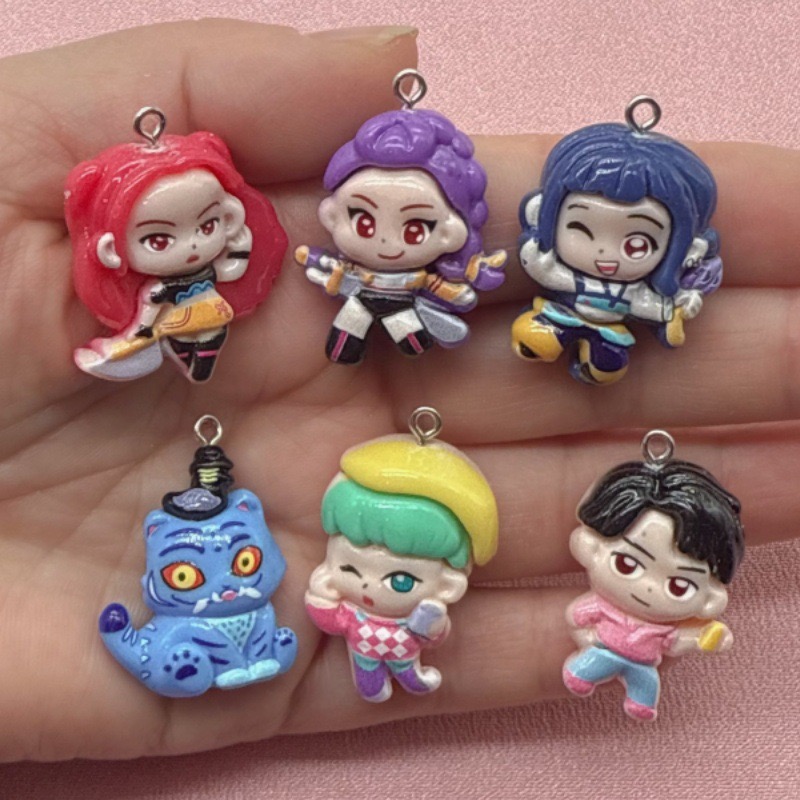 10pcs resin cartoon pendant, D - Party Games Birthday recension och pris