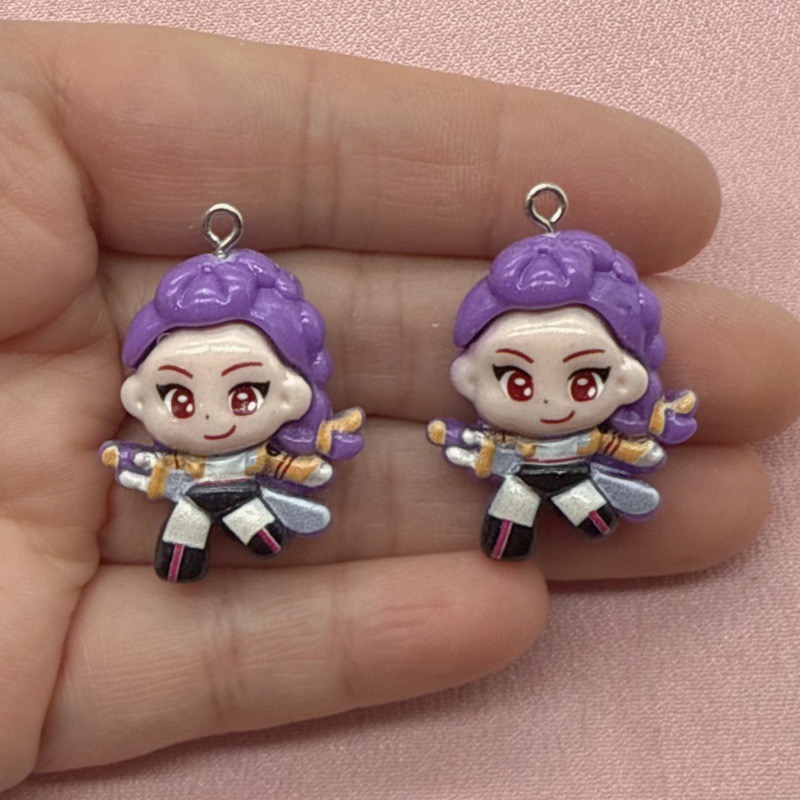 10pcs resin cartoon pendant, D - Party Games Birthday recension och pris