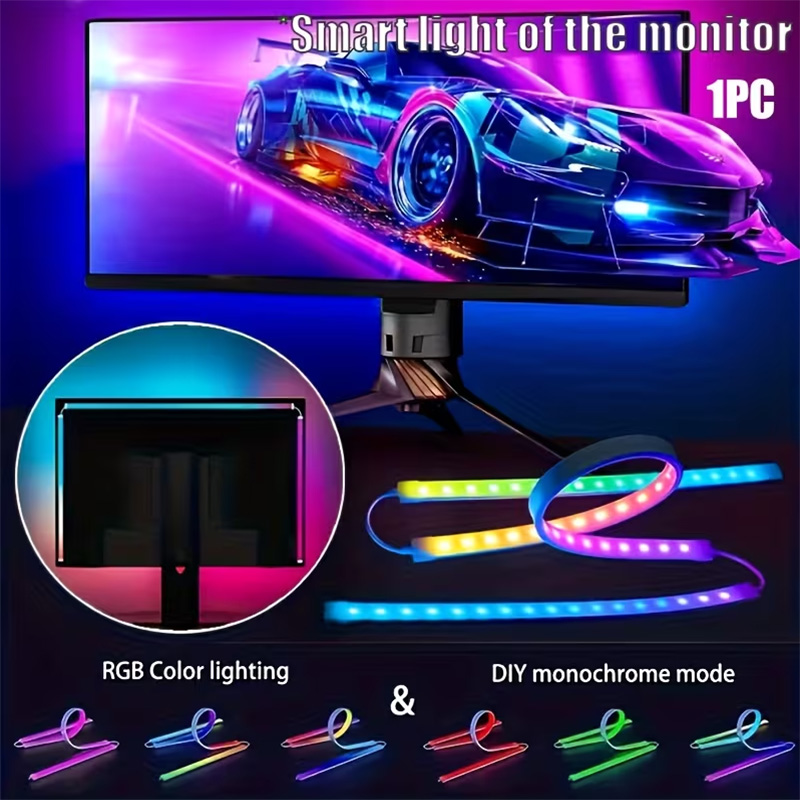 RGB Gaming Lights Strip Monito - Party Games App recension och pris