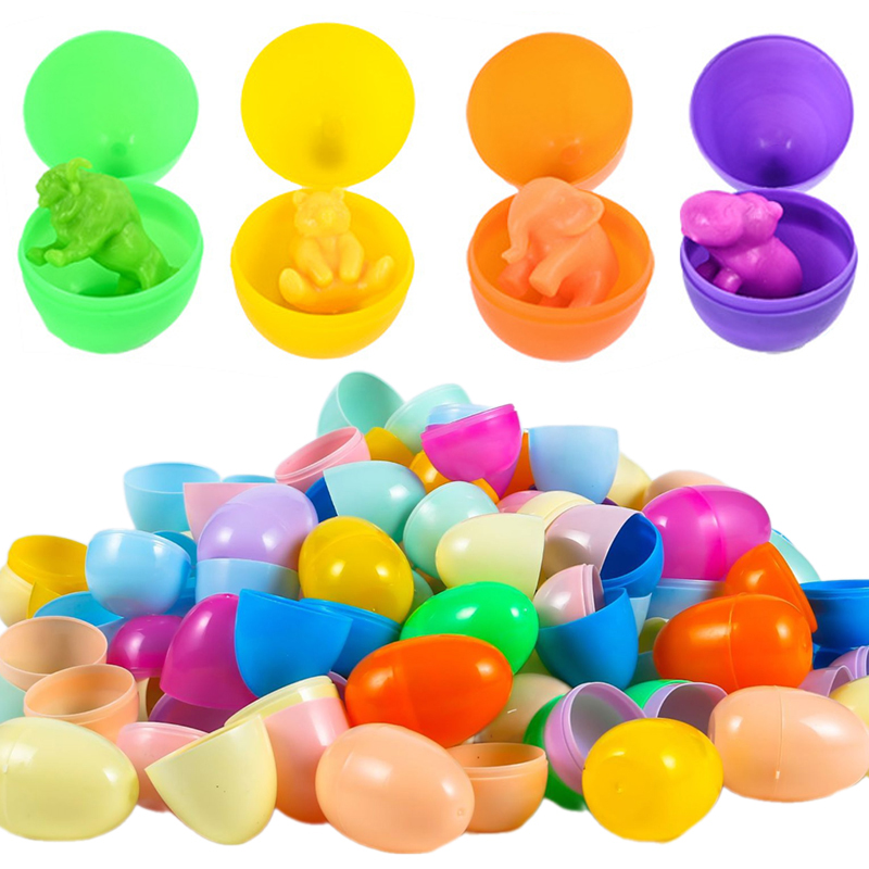 12/24Pcs Empty Easter Eggs Pla - Party Games Egg recension och pris