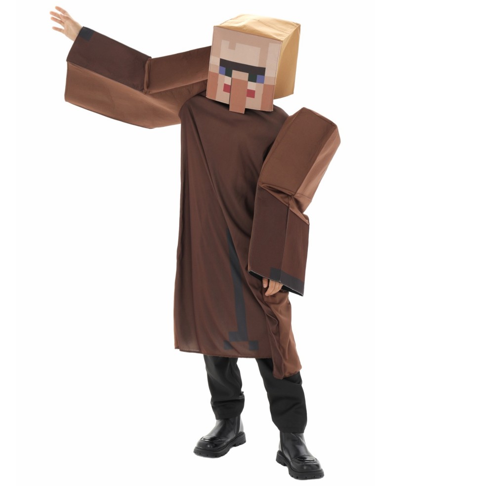Boys Craft Villager Costume Ga - Party Games Minecraft recension och pris
