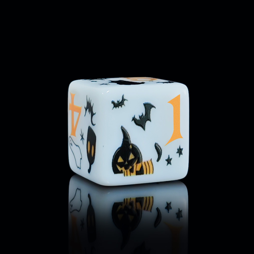 12Pcs 16MM White Acrylic Print - Party Games Console recension och pris