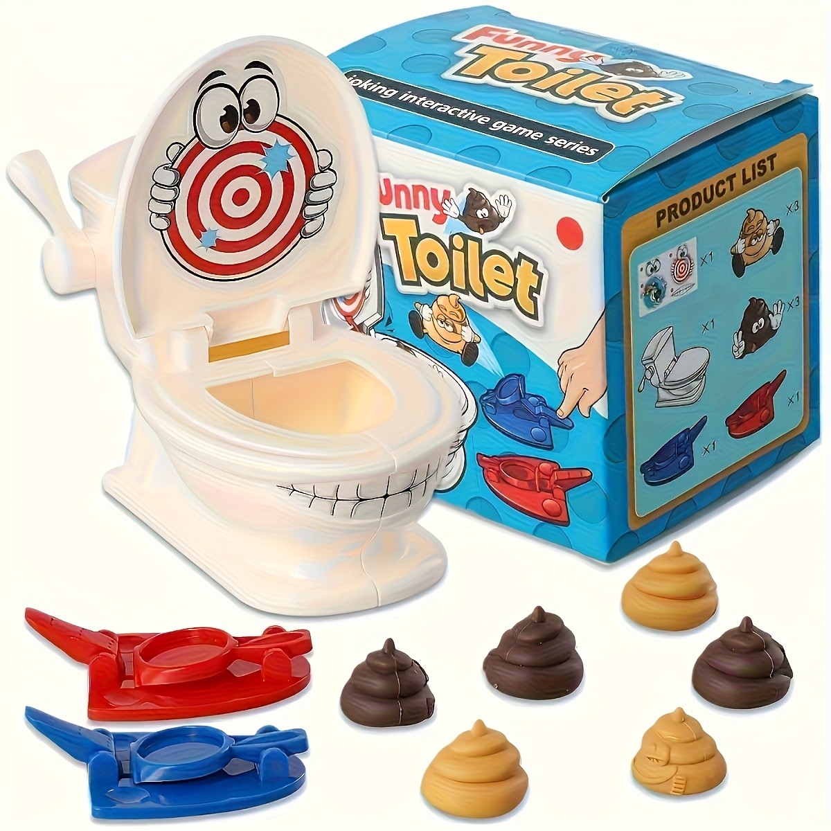 Mini Toilet Anti Stress Toys T - Party Games Console recension och pris