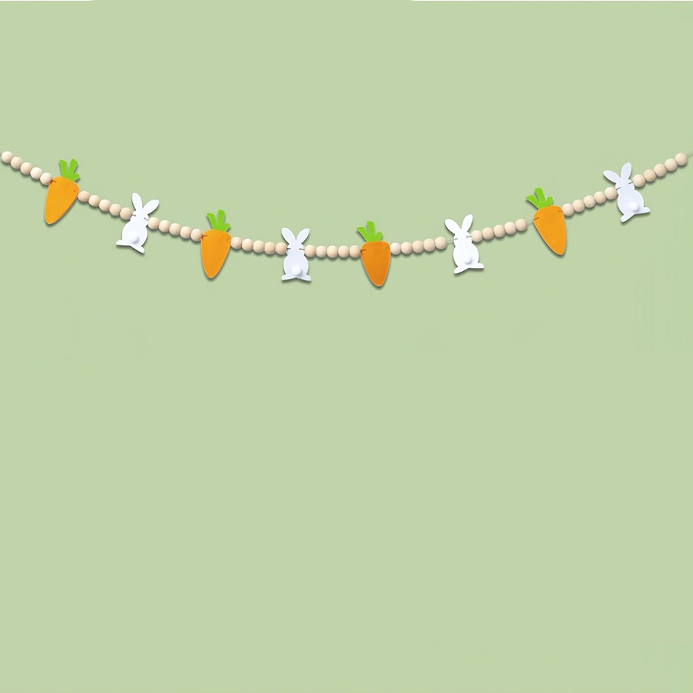 Bunny rabbit Carrot Garland ha - Party Games Egg recension och pris