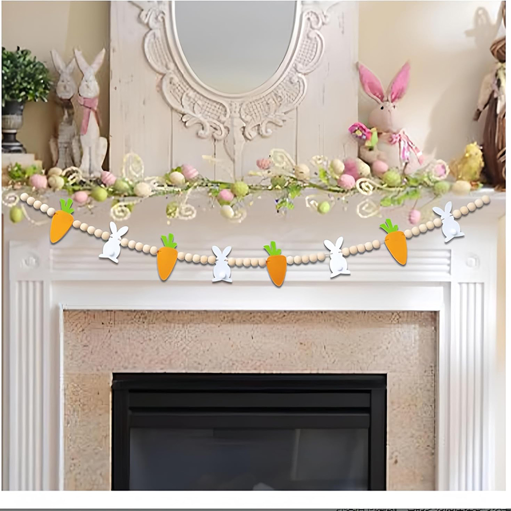 Bunny rabbit Carrot Garland ha - Party Games Egg recension och pris