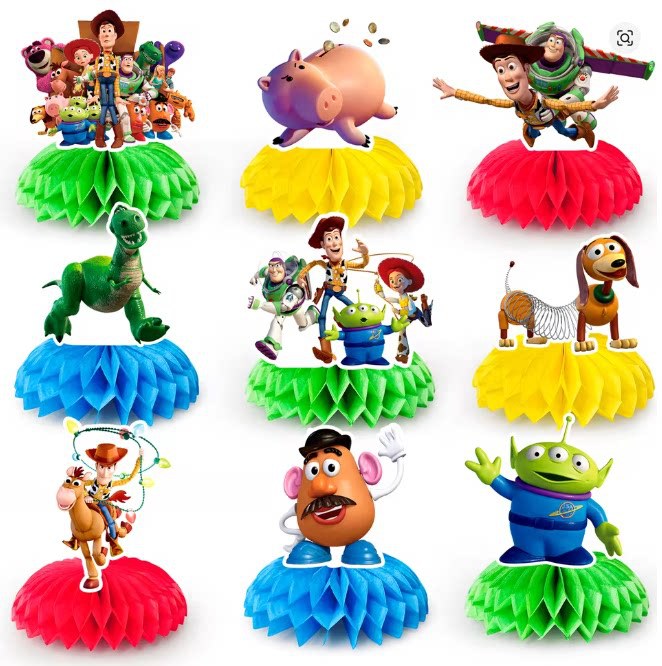 Toy Story 5 Honeycomb Centerpi - Party Games Spy recension och pris