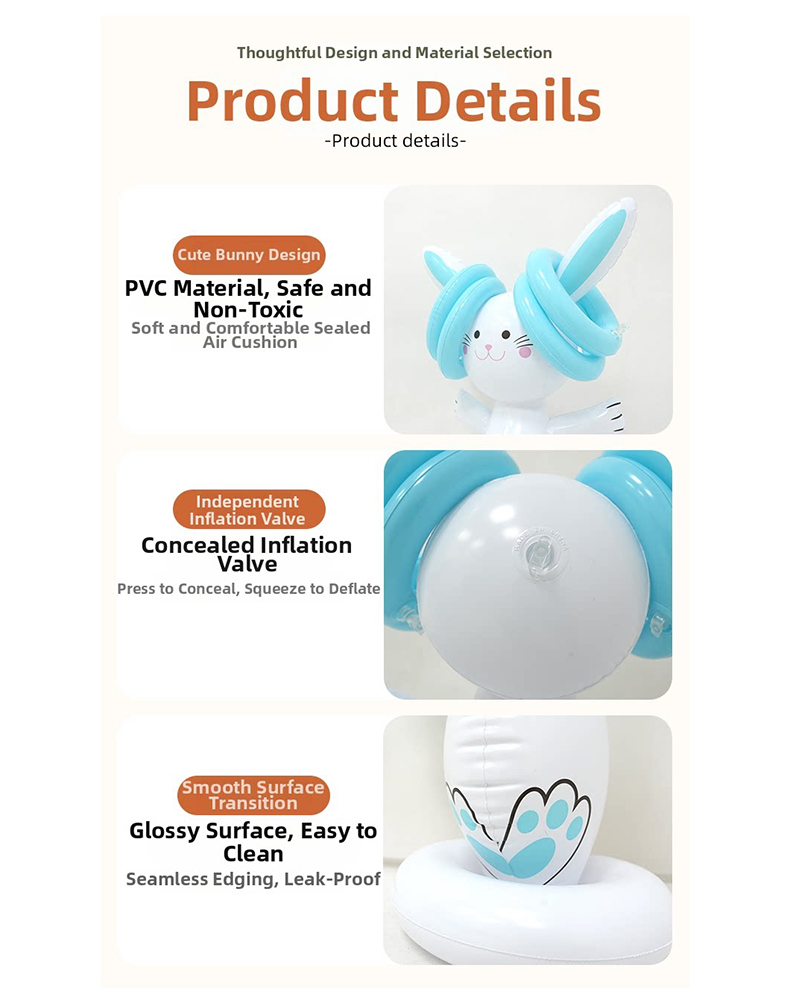 Easter Inflatable Bunny Ring T - Party Games Egg recension och pris
