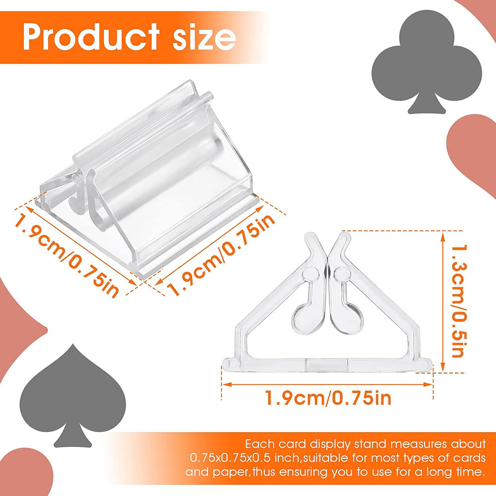12/24/48Pcs Mini Clear Stands  - Party Games App recension och pris