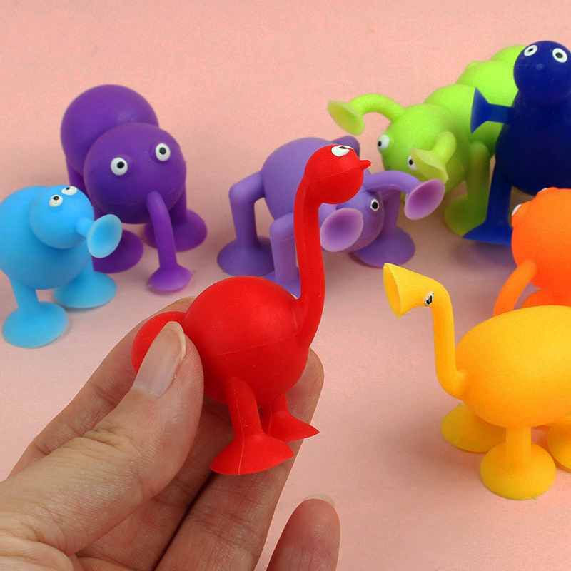 Suction Cup Animal Soft Adhesi - Party Games Popular recension och pris