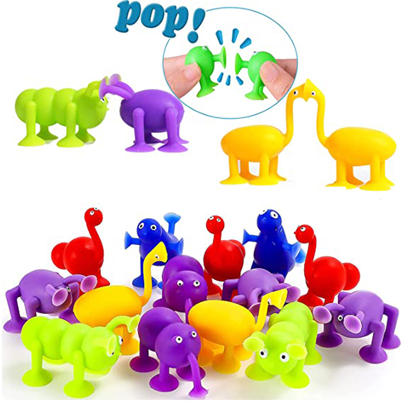 Suction Cup Animal Soft Adhesi - Party Games Popular recension och pris