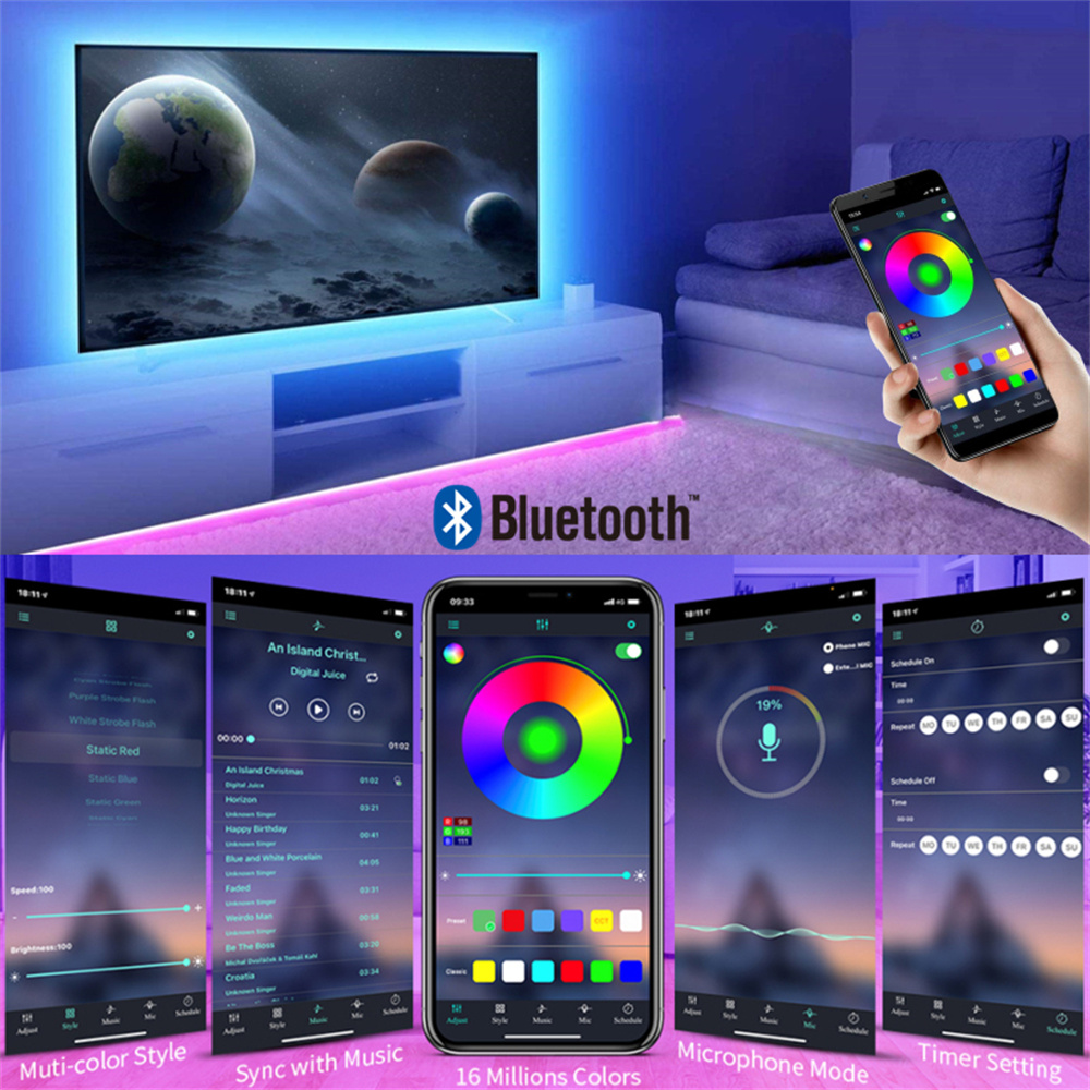 RGB 5050 LED Strip Lights App  - Party Games App recension och pris