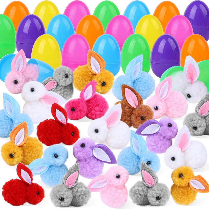 24/48Pcs Cute Easter Egg with  - Party Games Egg recension och pris