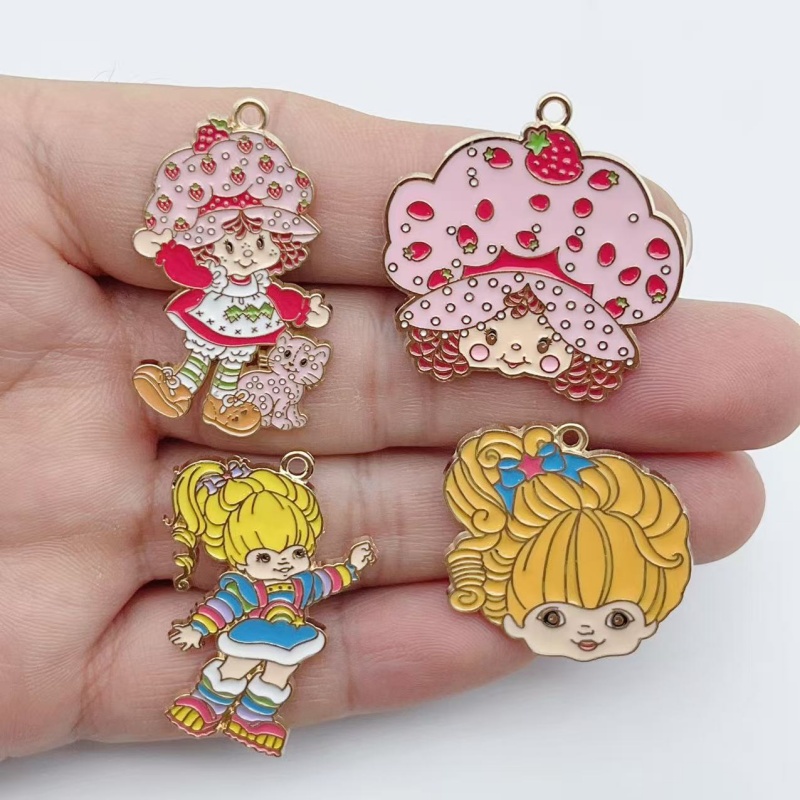 10pcs Cute Little Girl Enamel  - Party Games Game recension och pris